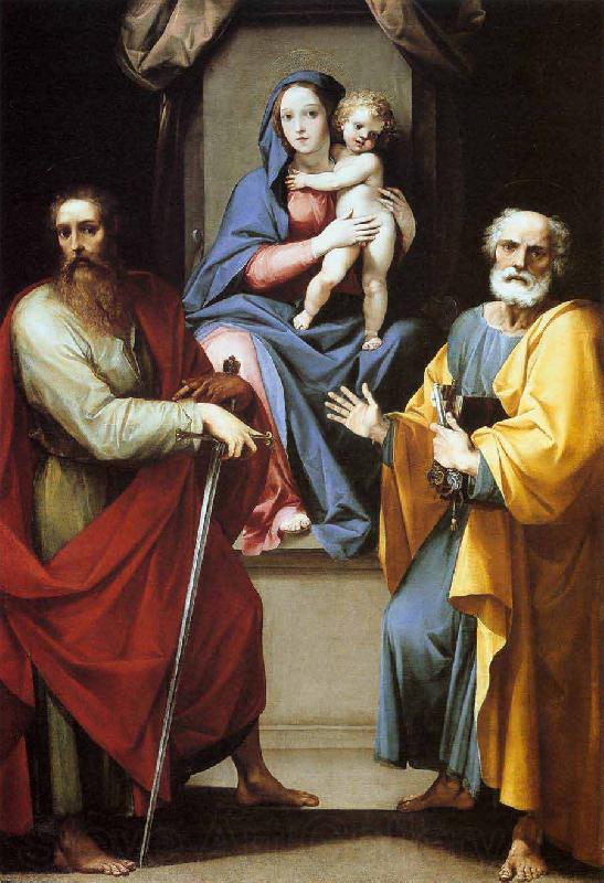 GIuseppe Cesari Called Cavaliere arpino Madonna and Child with Sts